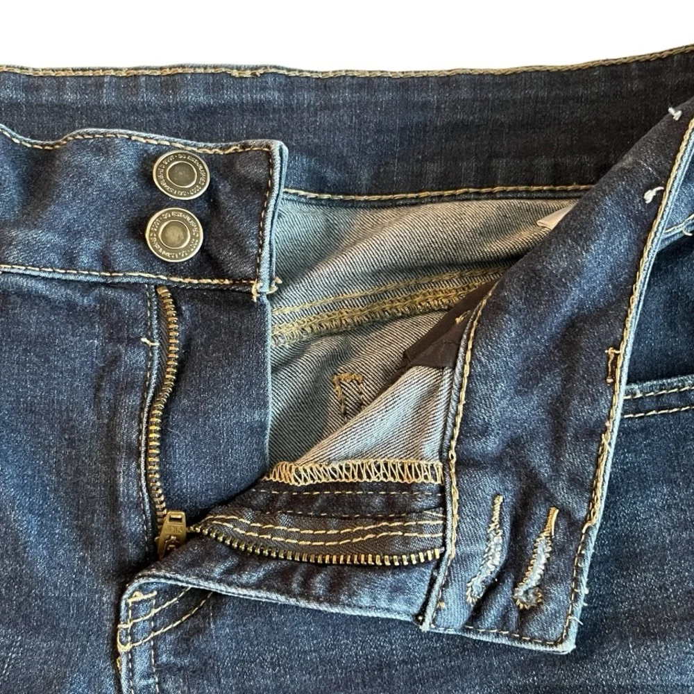 SO Shorts Jeans Denim Cuffed Stretch Juniors 11 Large - Picture 4 of 10
